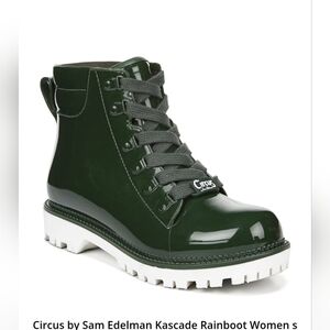 Circus by Sam Edelman Women's Dark Green Rain Boots. Size 10